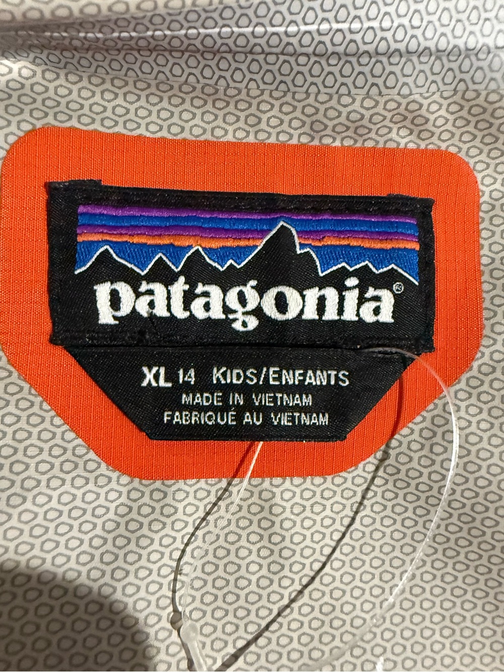 Patagonia Raincoat Torentshell Boys Size XL Orange Green Hooded Jacket - Picture 5 of 8